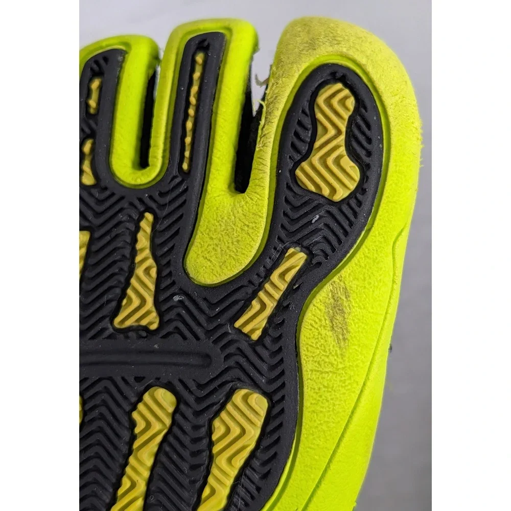 FILA Skele-Toes Boys Size 3 Water Shoes Gray Neon Green Five Finger Barefoot